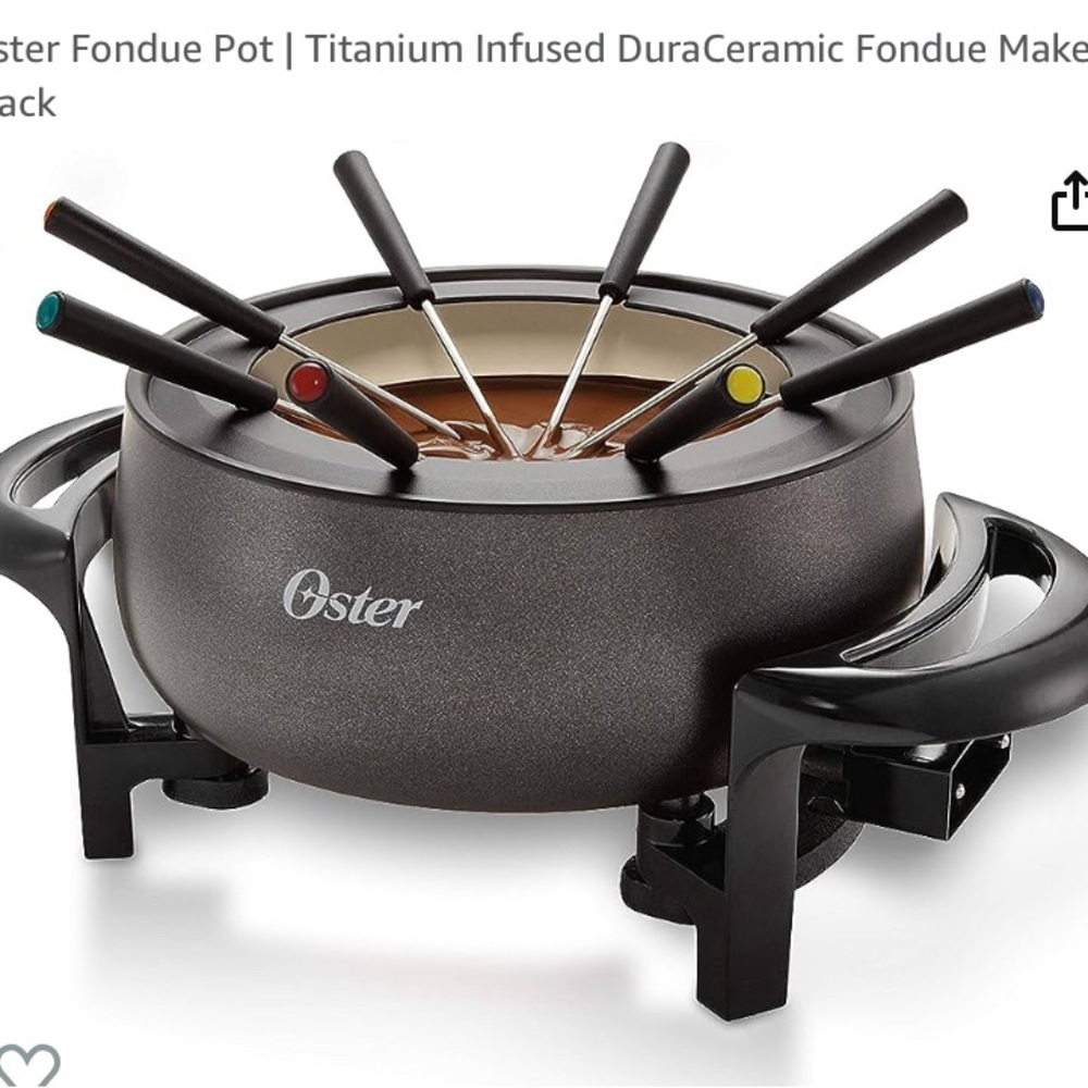 OSTER 3 Quart Electric Fondue Pot. NEW IN UNOPENED BOX!!